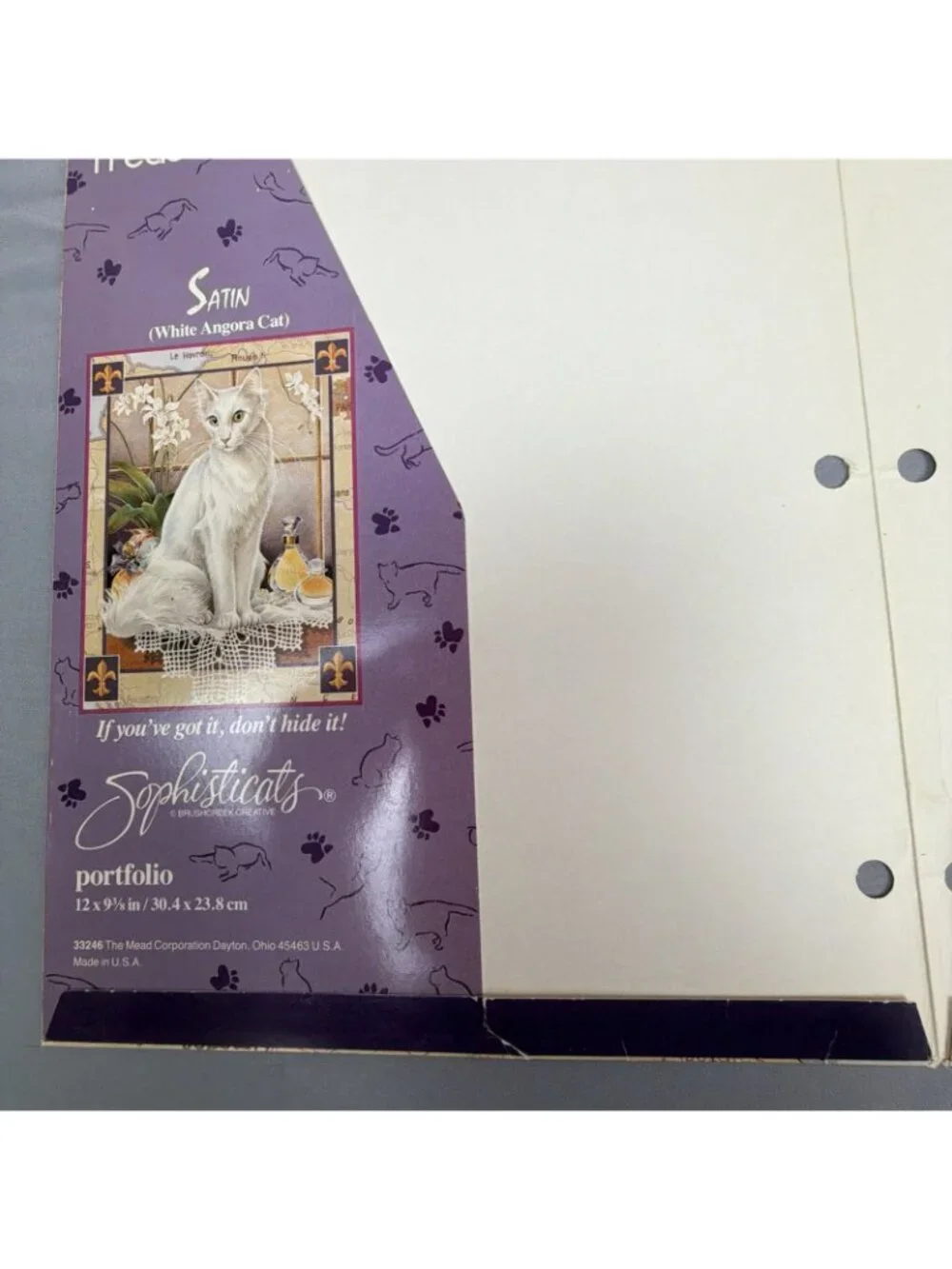 Vtg 90’s Mead Folders Brushcreek Creative Vivian Boswell Sophisticats Cats Lot 2